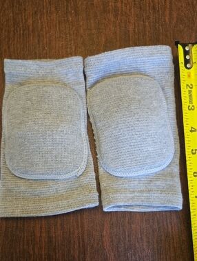 Kids Gray Knee Pads - Soft Padded Support